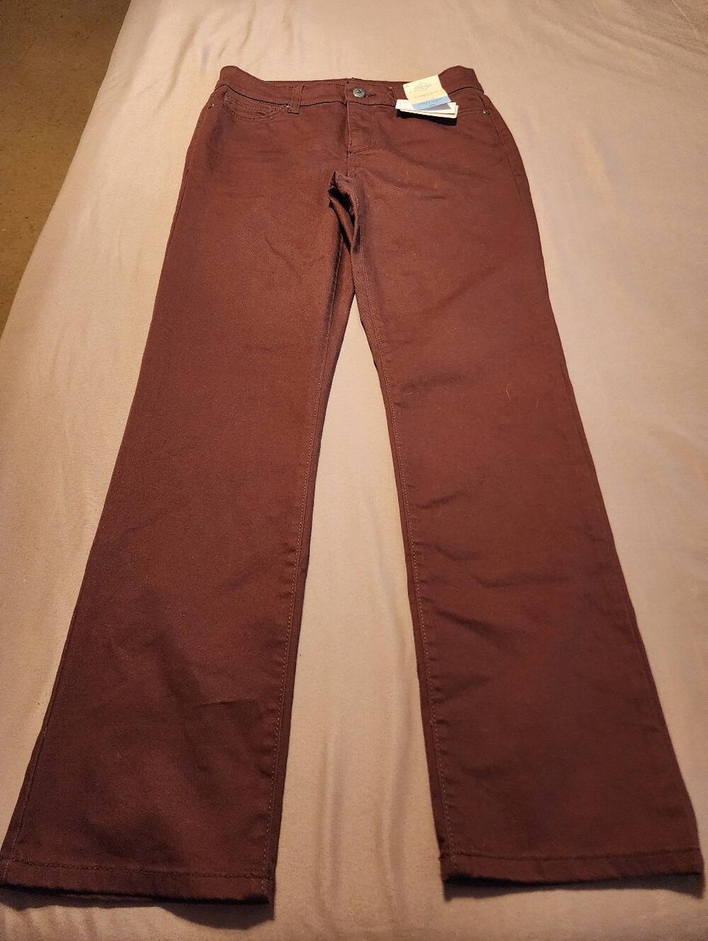 St John's Bay Brown Jeans 4S